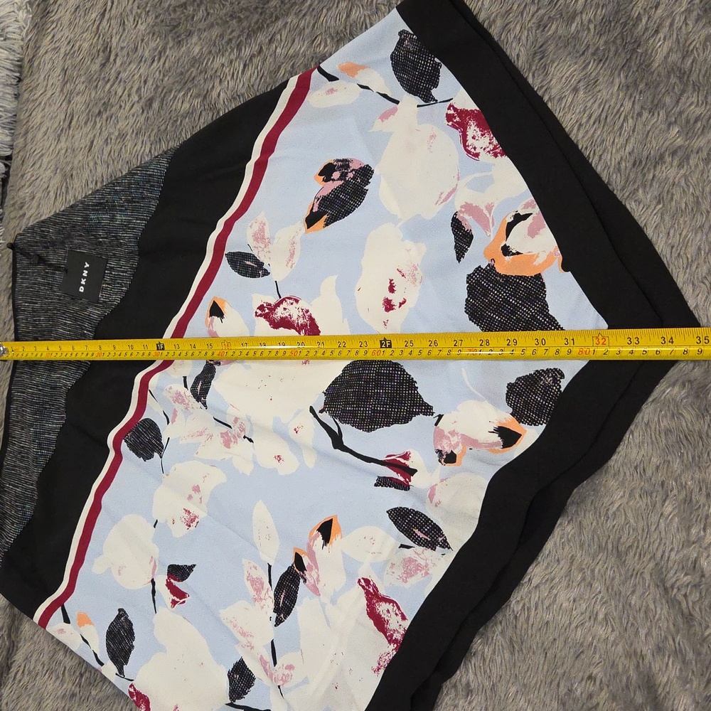 DKNY Asymmetrical Skirt in Black, Pink, and White Size 10, New With Tags! - Picture 14 of 14